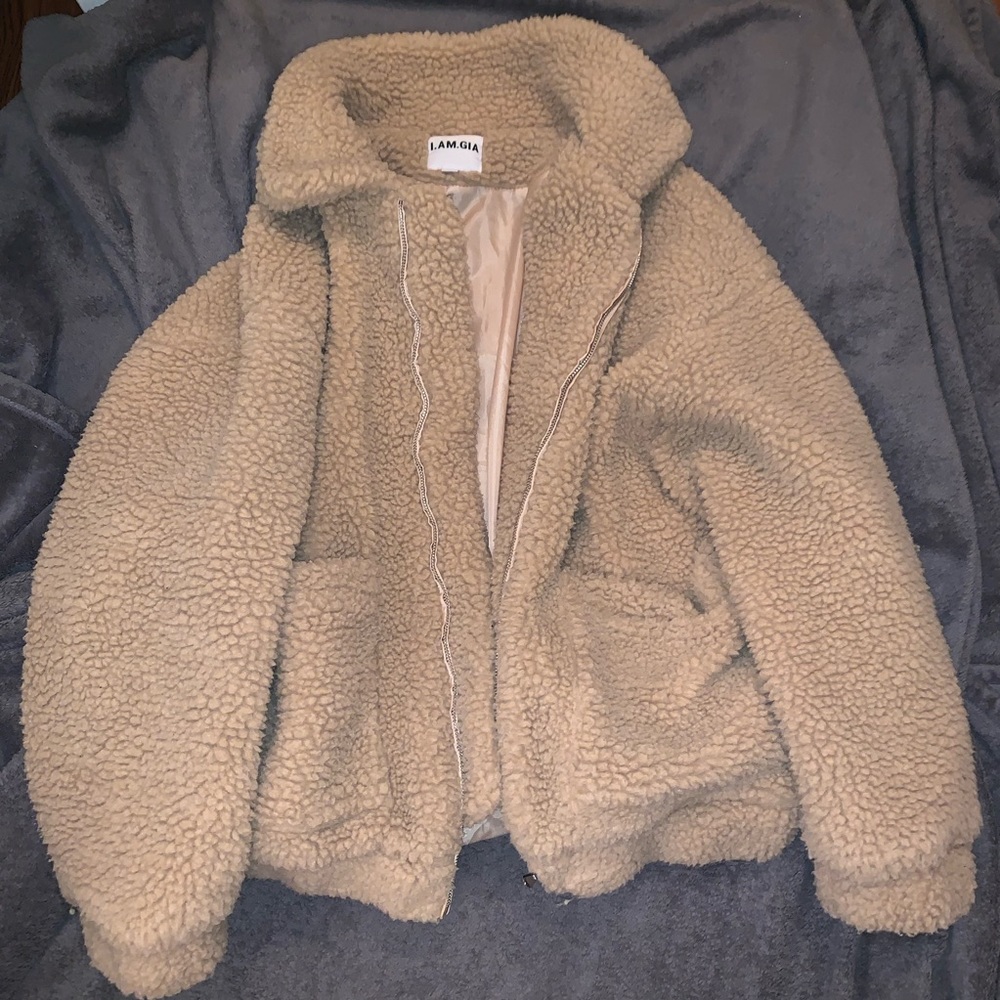 Oversized Teddy Pixie Coat
